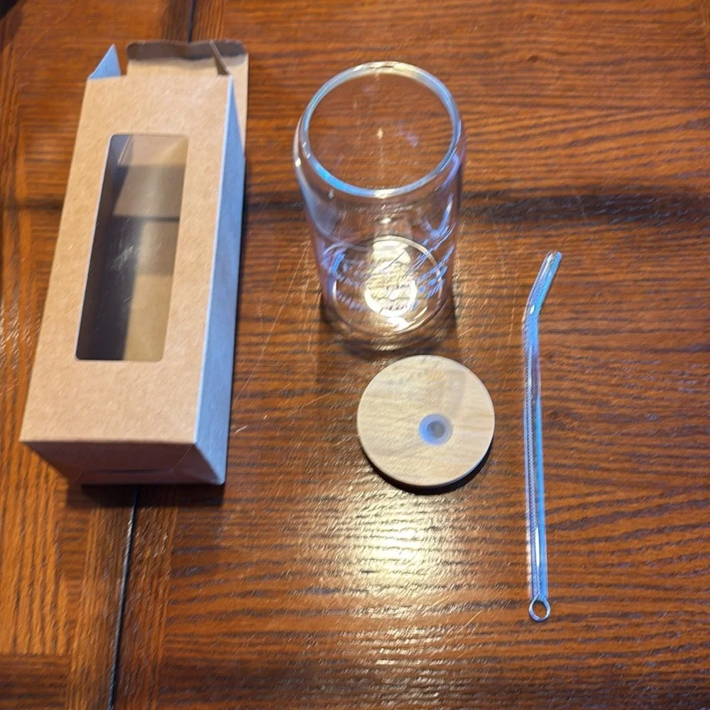 Handcrafted Glass “Thank you for always listening and supporting me”